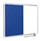 Mastervision New-Gen Combo Magnetic Whiteboard/Blue Felt Bulletin Board, Wall Mount, 36"x48", Aluminum Frame XA0522830 - alternate 10